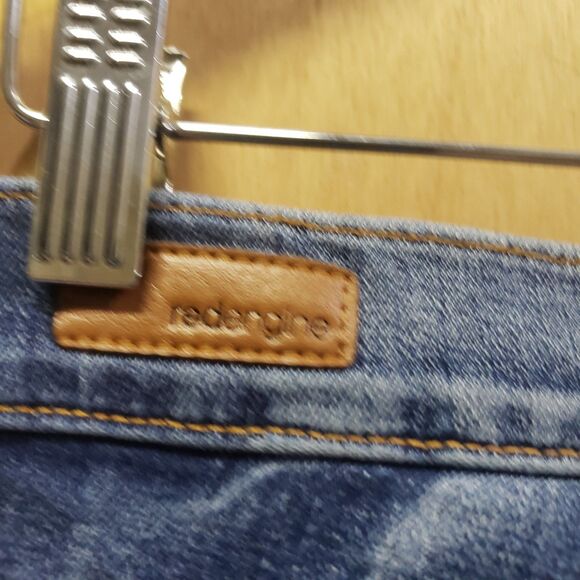 Vintage Red Engine Jeans Womens Size 29 Denim Skinny Crop LLL - Picture 4 of 6